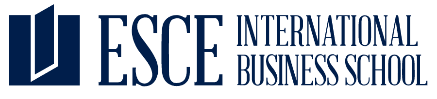ESCE International Business School, France + Universal AI University, India Logo